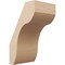 Ekena Millwork 5-inch W x 6-inch D x 10-inch H Stanfield Rough Cedar Woodgrain TimberThane Knee Brace, Primed BRCUR05X06X10STARCPR - alternate 1